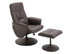 Fauteuil fixe  PANGIVO Simili marron