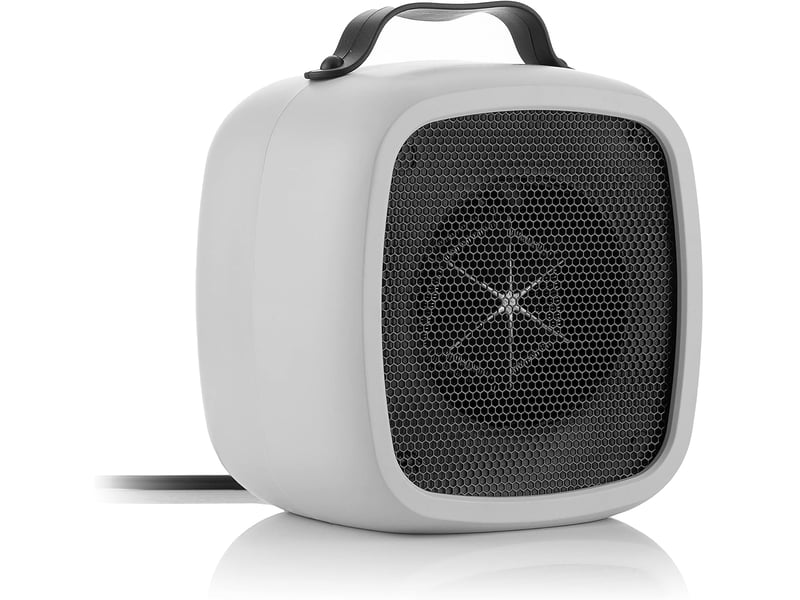 Chauffage électrique portable blanc 14*14*10cm 1 pièce chauffage rapide et confortable adapté à la maison et au travail FXN02060 - Conforama A
