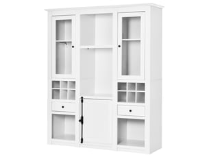 Vitrine coloris blanc <strong></strong> <strong></strong> - 143 cmx170 cm