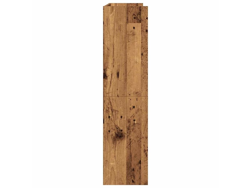  Meuble à chaussures, étagère à chaussures vieux bois 80x25x100 cm bois d'ingénierie  - Conforama E