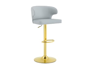 tabouret de bar assise réglable en hauteur <strong>HAUSS SPOLE</strong> - gris