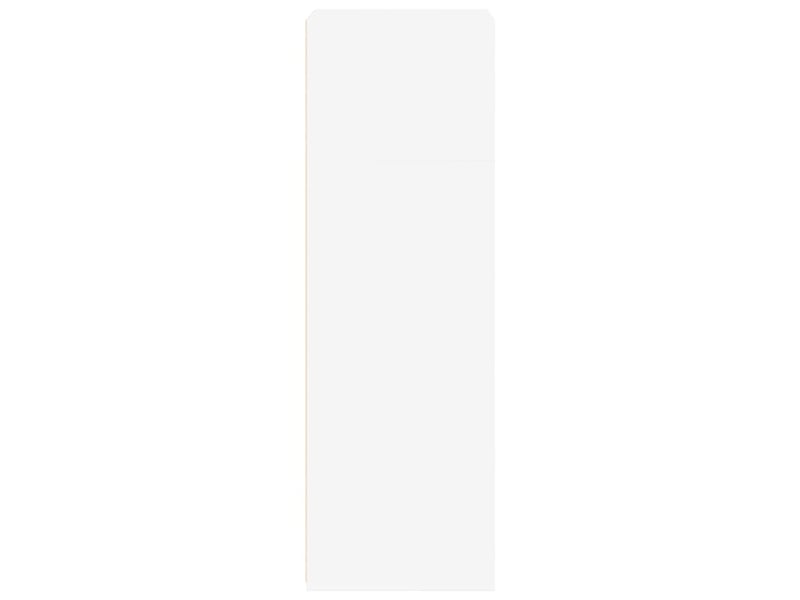  Buffet haut - bahut - meuble de rangement blanc 50x41x124 cm bois d'ingénierie  - Conforama E