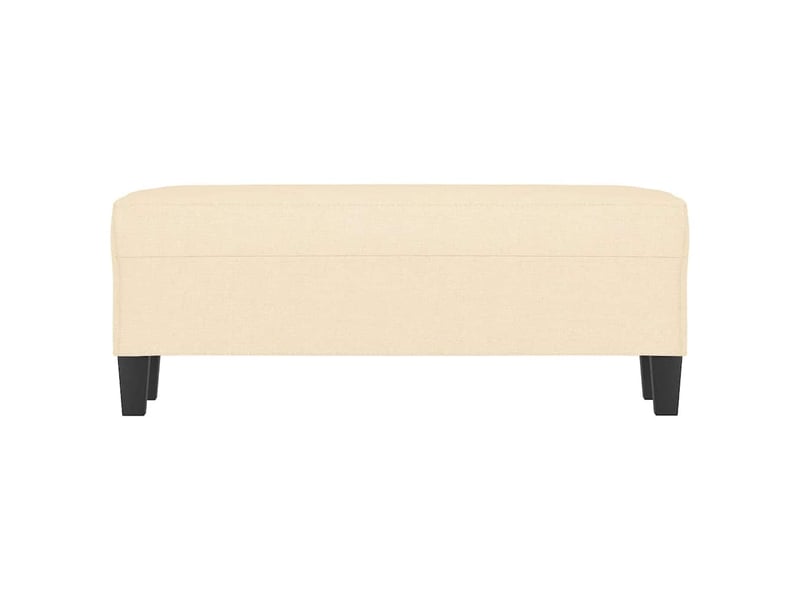  Banc d'entrée, banc d'intérieur crème 100x35x41 cm tissu shl13432  - Conforama C