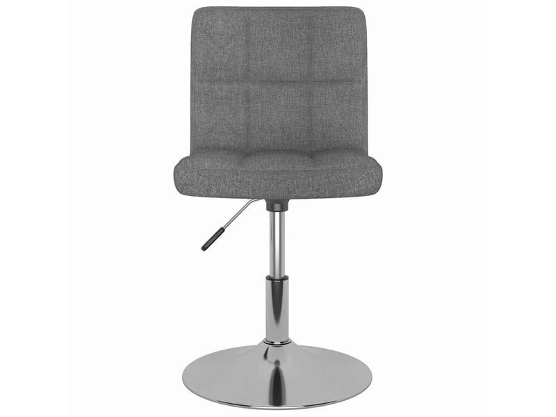  Tabouret de bar, chaise de bar pivotant gris clair tissu  - Conforama C