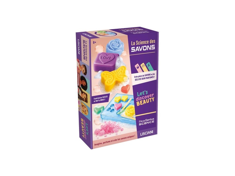  Coffret science savons parfumés 3 étapes 8 ans+ moules cœurs fleurs LIS8008324118670 - Conforama A