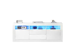 Meuble tv coloris blanc 160 cm OXEZA  