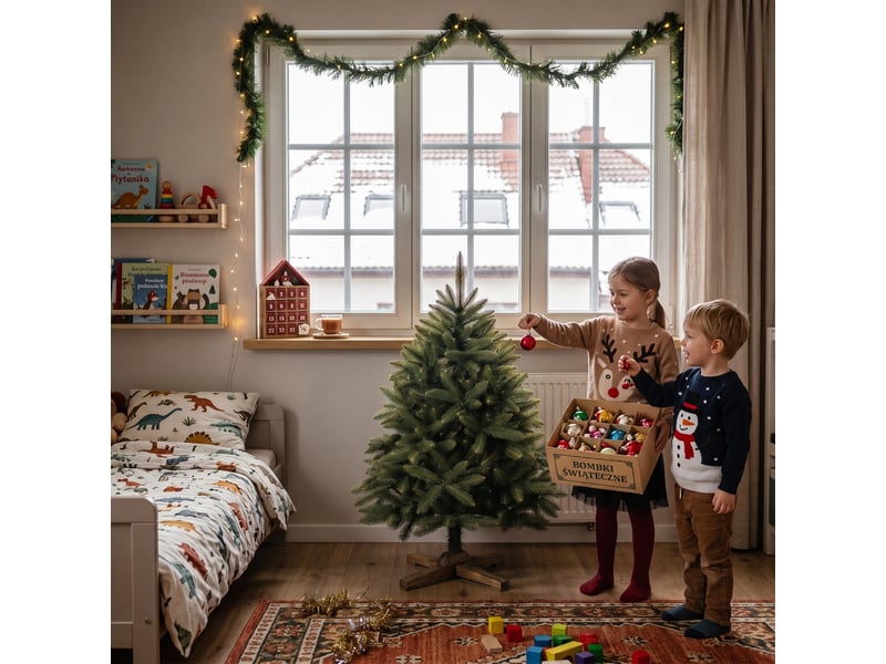  Sapin de noël artificiel royal trees® – épicéa du caucase, 120 cm  - Conforama B