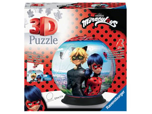 Puzzle 3d rond 72 p - miraculous