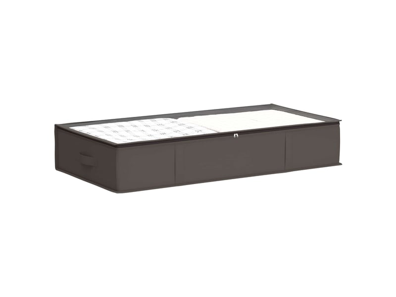  Boîte de rangement avec fenêtre transparente 2 pcs tissu intissé shl60346  - Conforama C