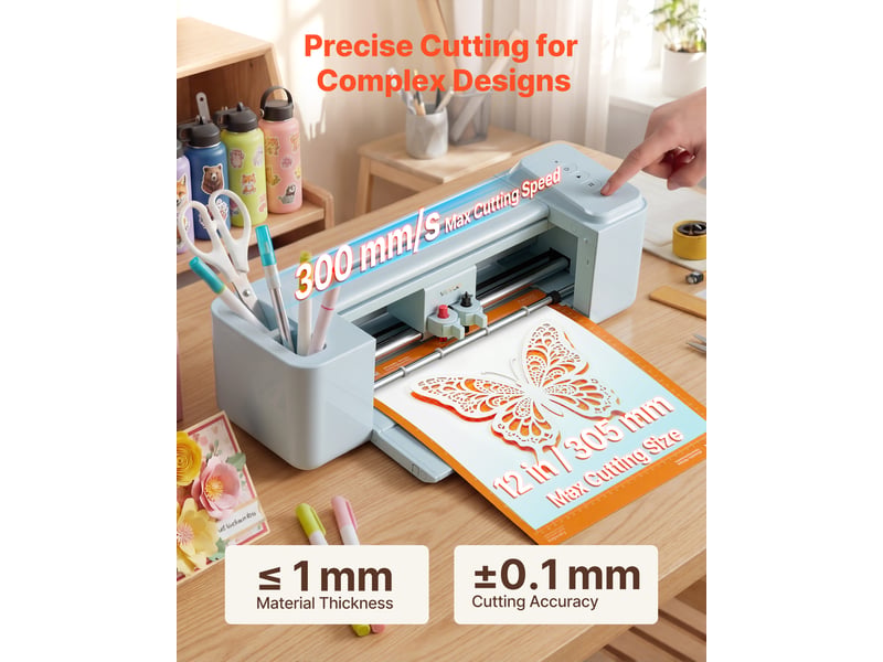  Vevor machine de découpe de bureau découpe vinyle 305 mm pour diy scrapbooking  - Conforama E