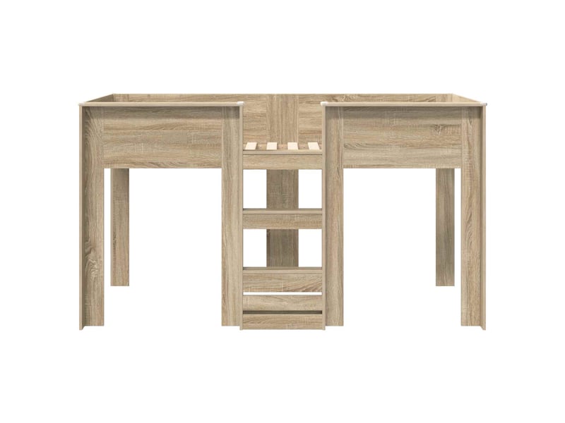  Lit superposé pour enfants - lit jeune chêne sonoma 80 x 200 cm  - Conforama E
