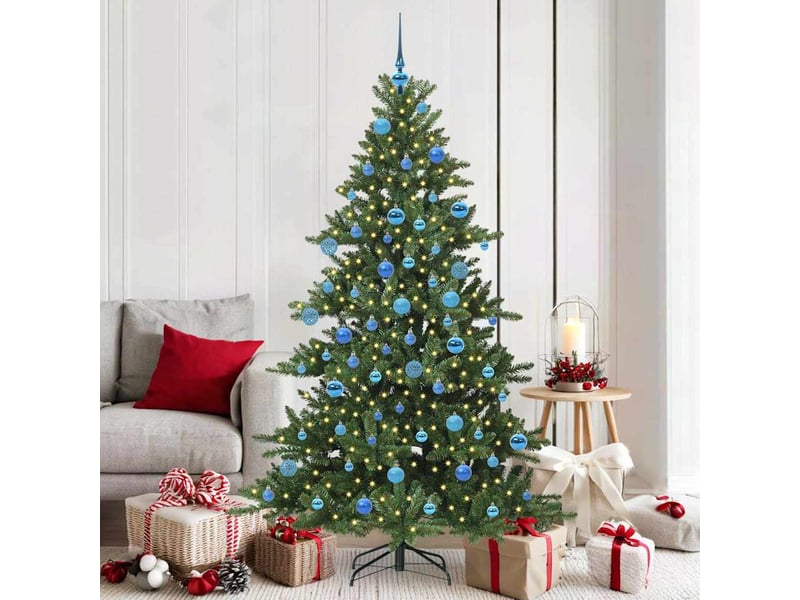  Sapin de noël artificiel, arbre de noël à branches articulées vert 180 cm shl6178  - Conforama B
