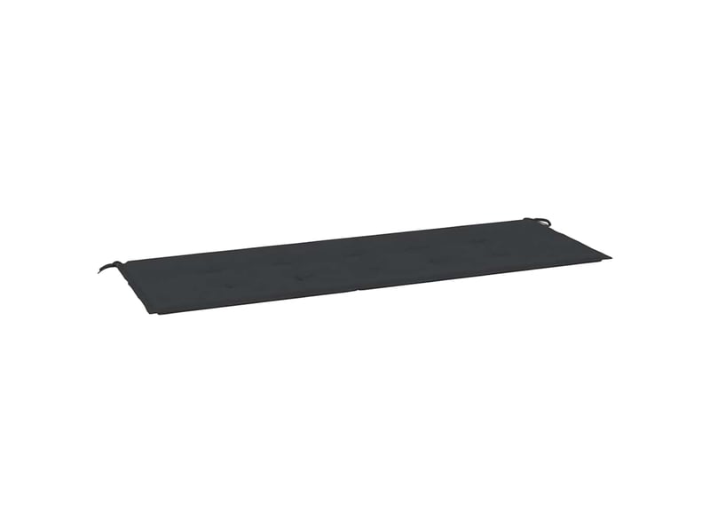  Coussin de banc de jardin, coussin d'assise noir 150x50x3 cm tissu oxford cf52777  - Conforama A