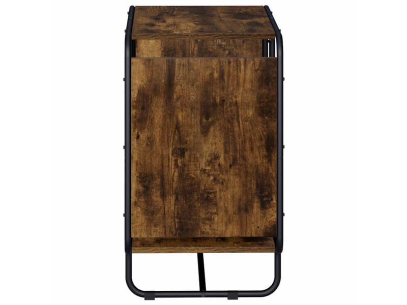  Buffet salon, buffet de rangement chêne fumé 60x37,5x64,5 cm bois d'ingénierie  - Conforama D