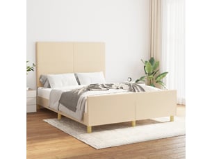 Lit 2 places 140x190 cm <strong></strong>  <strong></strong> coloris beige