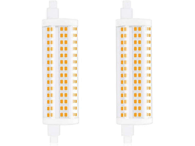  2 ampoules r7s 118mm 20w 4000k dimmable 2200lm  - Conforama A