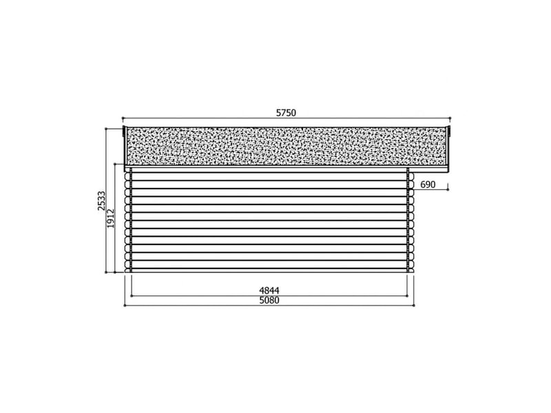  Abri de jardin montreux 5080x5080 S8344-1 - Conforama C