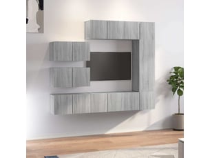 Meuble tv coloris gris 60 cm <strong></strong>  <strong></strong>