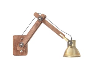 Lampe murale, applique murale style industriel laiton rond e27