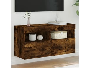 Meuble tv coloris marron 80 cm <strong></strong>  <strong></strong>