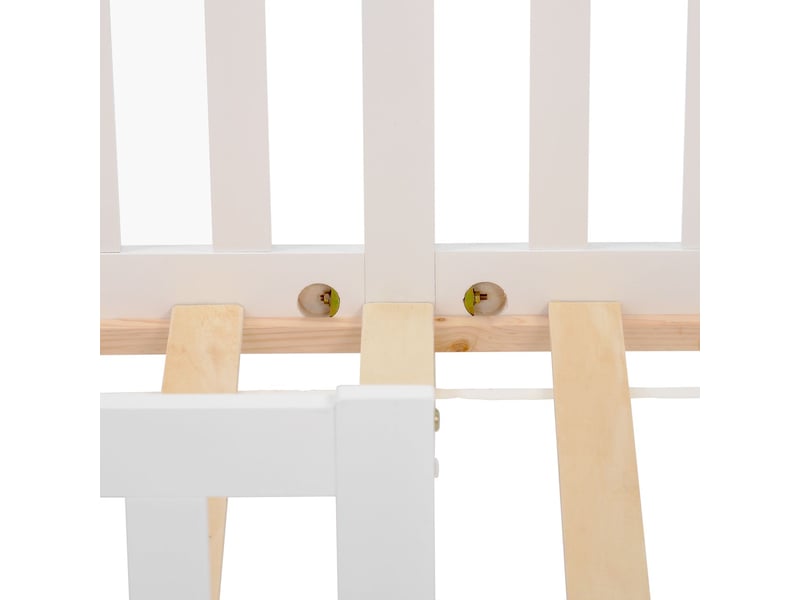  Lit cabane enfant 90x200,lit enfants , en bois massif sécurisé avec barrière anti-chute et sommier intégré lit combine enfant  - Conforama D