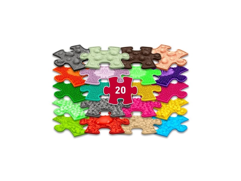  Set de mini dalles sensorielles muffik - 20 pièces MFK-051 - Conforama B