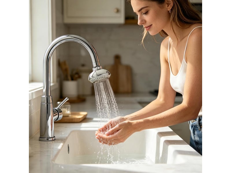  Aérateurs éviers soucoupe spatiale extension, propriétaires plombiers salles bain  - Conforama B
