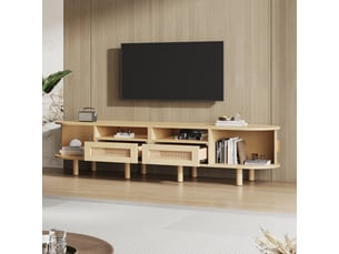 Meuble tv coloris naturel  <strong></strong>  <strong></strong>