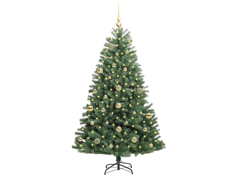  Sapin de noël artificiel, arbre de noël à branches articulées vert 150 cm shl8328  - Conforama C