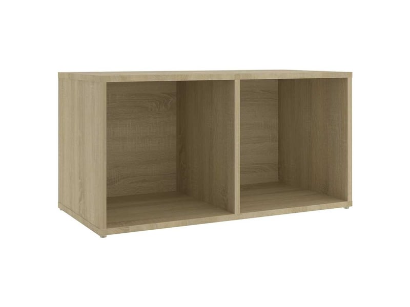  Lot de 2 meuble tv bas salon chêne sonoma 72x35x36,5 cm bois d'ingénierie shl70660  - Conforama D