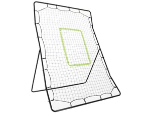 Filet de rebond de baseball 123x90x174 cm résistant aux intempéries métal noir