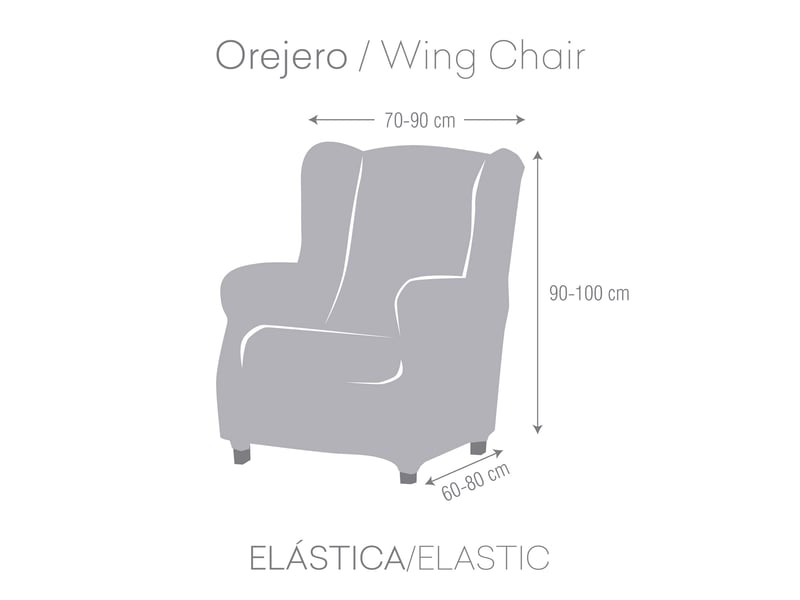 Housse de canapé à oreilles apollo c04  - Conforama D