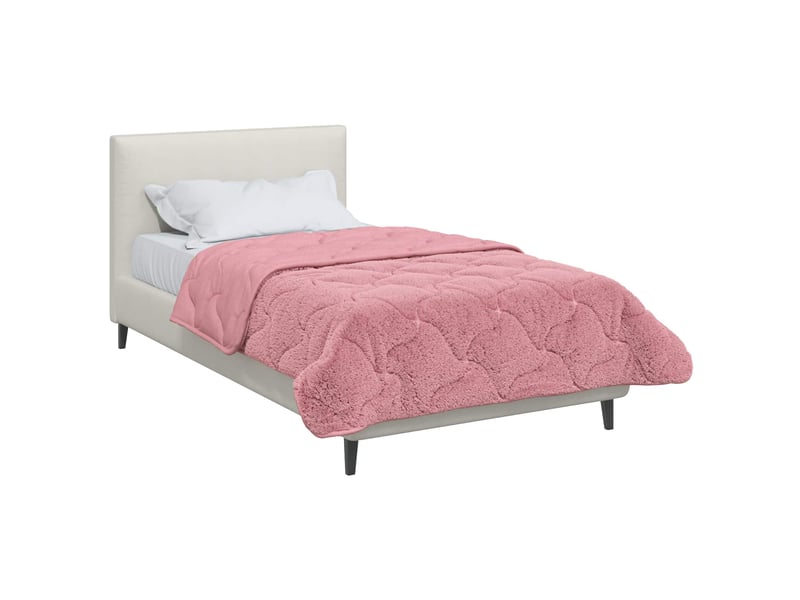  Couette - duvet d'été 155 x 200 cm été rose respirant  - Conforama C