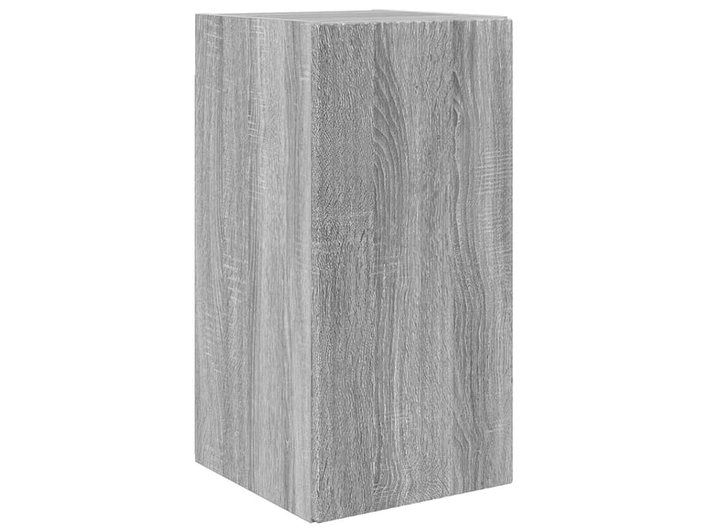  Ensemble de meuble tv - banc tv - meuble de rangement mural 4 pcs gris sonoma bois d'ingénierie  - Conforama E