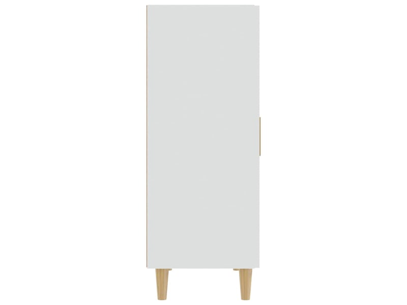  Buffet - bahut - meuble de rangement blanc 70x34x90 cm bois d'ingénierie  - Conforama D