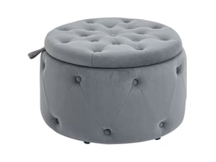 Pouf / repose pied TCQPZ  gris