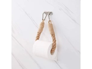 Corde industrielle de support de papier toilette vintage,  support de papier de soie