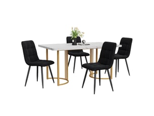 Ensemble table rectangulaire 4 chaise(s) <strong>REDOM</strong> <strong></strong>