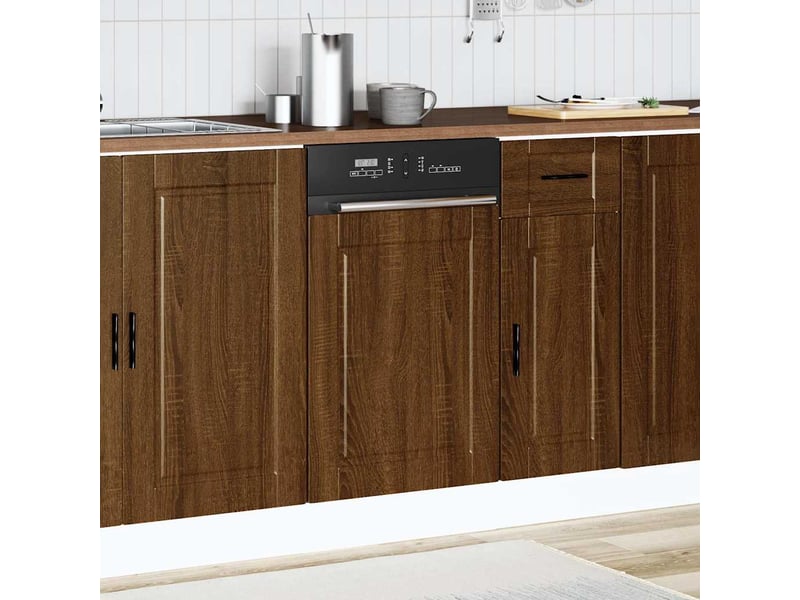  Panneau de lave-vaisselle chêne marron 45x1,5x57cm  - Conforama C