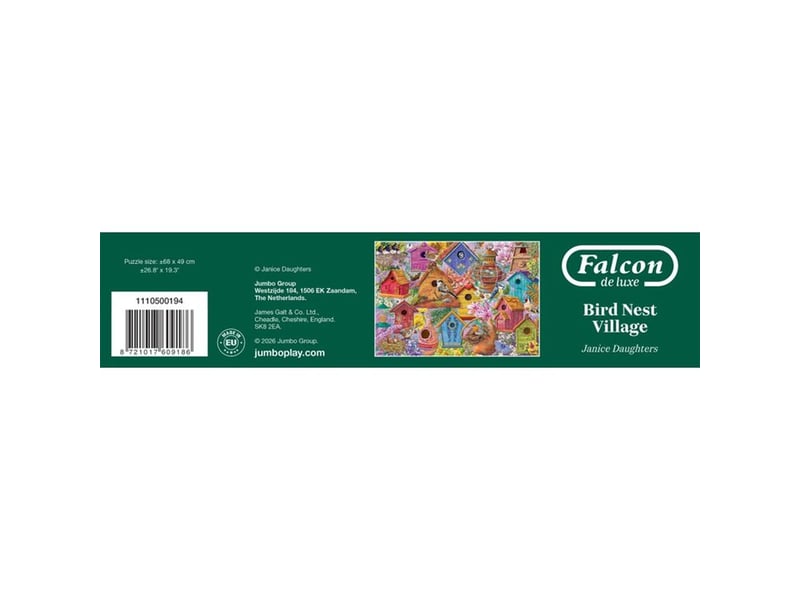  Puzzle jumbo 1000 pieces village oiseaux et nids 12 ans 1110500194 - Conforama D