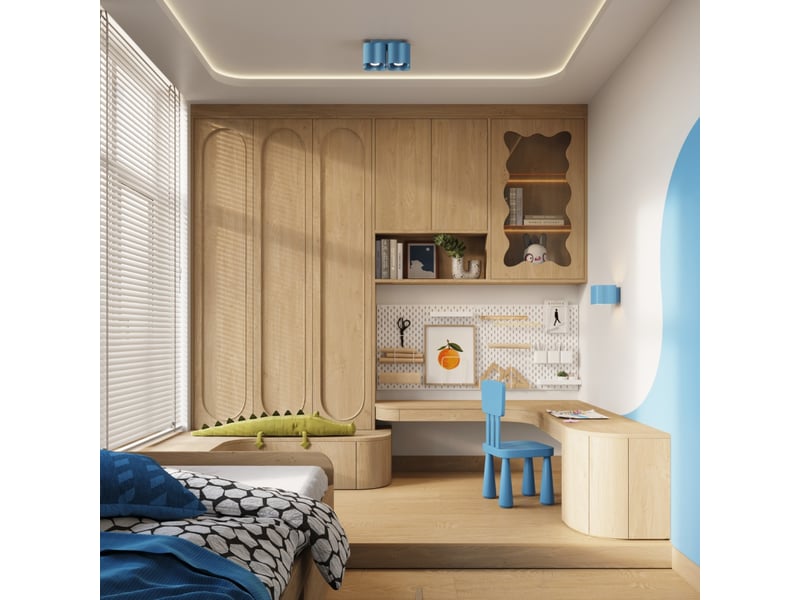 Plafonnier ovio 1 azur gu10 aluminium moderne 10x12x12cm SL.3400 - Conforama B
