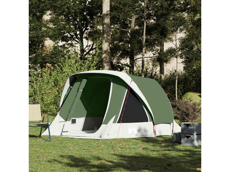 Tente de camping de cabine 4 personnes vert imperméable shl189 - Conforama B