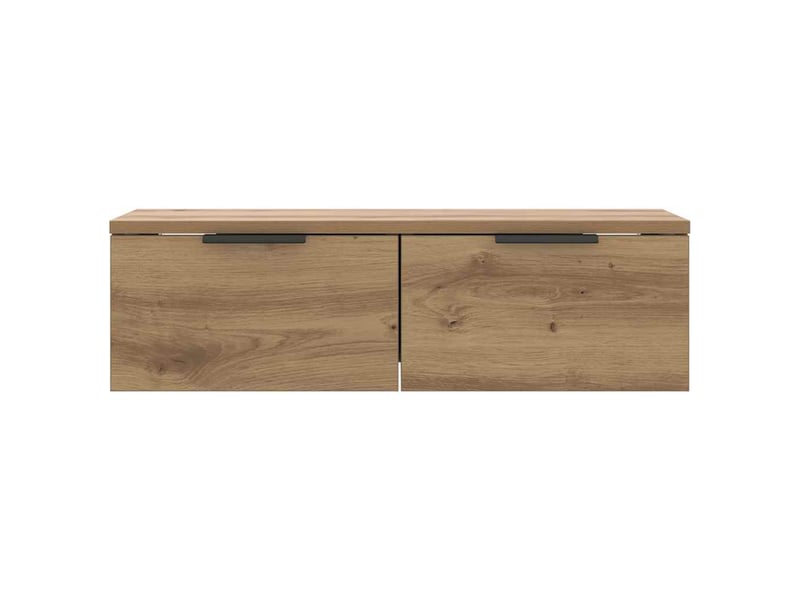  Armoire murale, meuble de rangement chêne artisanal 68x30x20 cm bois d'ingénierie  - Conforama E