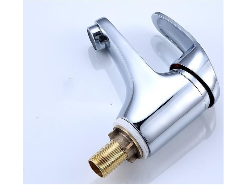  Robinet mitigeur de lavabo en laiton chromé  - Conforama C