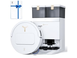 Aspirateur robot aspirant et lavant ECOVACS 25kPa, AIVI 3D 3.0,Lavage 75°C - connectée Navigation laser