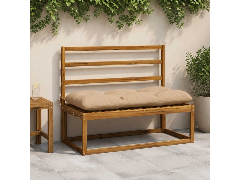  Lot de 2 coussins de banc, coussins d'assise vianen 100 % polyester sable cf57667  - Conforama B