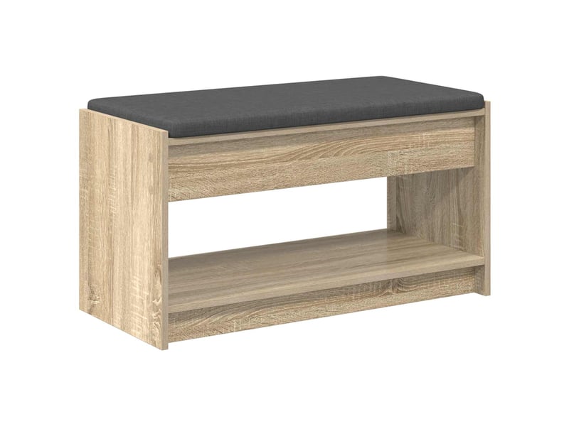  Banc d'entrée, banc interieur chêne sonoma 83x38x45 cm  - Conforama A