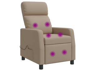 Fauteuil relax manuel VIDAXL  Simili marron