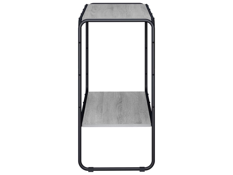  Buffet salon, buffet de rangement sonoma gris 93.5x38x75 cm bois d'ingénierie  - Conforama D