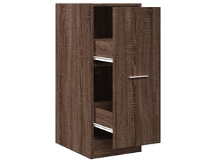 Armoire apothicaire chêne marron 30x41x77,5cm bois d'ingénierie